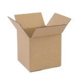 100 Corrugated Paper Boxes 4x4x4" 10*10*10cm Yellow - Image 15