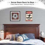 CIFbuy Soccer Theme Metal Decor Sign Birthday Party Gift (TikTok, temu pick-up service) - Image 3