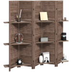 Tall Wood Privacy Screen Room Divider (No shipments on weekends) - Image 4