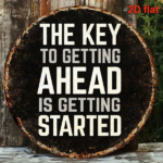 CIFbuy 1pc Secrets To Success Vintage Round Plaque, "" Vintage Round Plaque, Plaque, 8x8in Motivational Wall Sign With English Text TikTok, Temu Self-pickup LogiTeics - Image 2