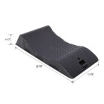 2PACK Tire Saver Ramps,Car Tire Wheel Ramps,Anti-Slip Hard Plastic Design,Black - Image 5