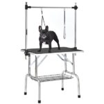 36" Professional Dog Pet Grooming Table Adjustable Heavy Duty Portable w/Arm & Noose & Mesh Tray - Image 11
