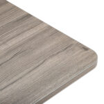 Grey Oak P2 15MM Particle Board with Melamine Coating Adjustable Computer Desk with 3 USB + 2 AC Outlets - Image 4