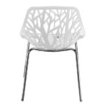 4pcs Bird's Nest Style Lounge Chair White - Image 5