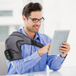 Heated Shoulder Massager 3 Heat Levels & 3 Vibration Modes Cordless USB Rechargeable Shoulder Brace For Pain Relief Rechargeable For Home Office Pain Relief - Image 6