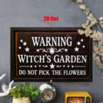 CIFbuy Witch's Garden 2D Flat Metal Wall Art 12x8 Inch Vintage Tin Sign, Inch Vintage Tin Sign, Creative Home Yard Garden Terrace Decor, Home Yard Garden Terrace Decor, 1PC MetalikTok, MetalikTok, Garden Terrace Decor Self-ntckup LogiopPC - Image 8