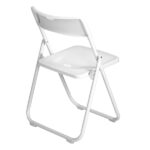 10 Pack Plastic Folding Chairs, Stackable Commercial Chairs, Portable Event Seats Indoor Outdoor for Home Event Party Picnic School Wedding, White - Image 7