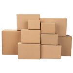 100 Corrugated Paper Boxes 8x6x4" 20.3*15.2*10cm Yellow - Image 5