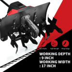 17-Inch Electric Tiller and Cultivator - Image 5