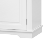 K&K 71" Tall Kitchen Pantry Cabinet with 3 Pull Out Cabinet Organizers, Farmhouse Embossed Texture Storage Cabinet with 6 Door Shelves, 2 Drawers, Freestanding Cupboard for Kitchen, Dining Room White - Image 7