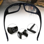 1 pairs Motorcycle Sports Biker Riding Glasses Wind Resistant Eye Protection Sports Goggles Cycling Glasses Sunglasses Clear Color(US Logistics only For USPS.TK/TMEU only For self-pickup) - Image 5