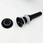 Bathroom Sink Drain with Overflow, Vessel Sink Lavatory Vanity Pop Up Drain Stopper, 304 Stainless Steel - Image 5