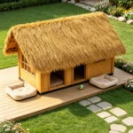 Waterproof Artificial Thatch Roof Roll (1.3 x 3.9 ft) for Bar & Tropical Décor(Only artificial thatched roof roll) - Image 6