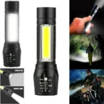 10Pcs Mini Zoomable LED Flashlight USB RechargeableCamping Hiking Flashlight Work light (US Logistics For USPS/DHL/Fedex/UPS. No designated logistics accepted TK/TMEU only For self-pickup - Image 6