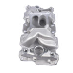 Aluminum Dual Plane Air Gap Intake Manifold For Small Block Chevy 262-400 1955-1986 - Image 6