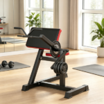 2-In-1 Heavy-Duty Bicep Preacher Curl Bench: Bicep Curl Machine with Adjustable Seat & Elbow Cushion – Perfect for Home Gym Arm Training - Image 5