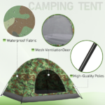 3-4 Person Camping Dome Tent Camouflage - Image 7