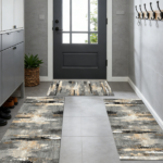 Three-piece kitchen rug set, non-slip and washable, abstract pattern kitchen hallway rug, soft and comfortable, suitable for sinks, floors, entrances, hallways and bathrooms. - Image 5