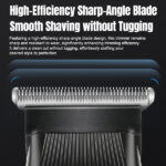 Beard Trimmer, 3 in 1 Hair Clippers and Mens Grooming Kit, Face, Nose, Ear Hair Trimmer - Black - Image 5