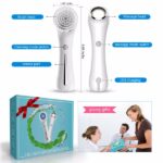 Facial Cleansing Brush, Brush for Exfoliating, IPX7 Waterproof 3 in 1 for Massaging, Deep Cleansing Rechargeable with 4 Brush Head Replacements, White - Image 3