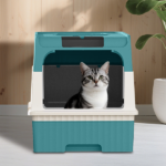blueMagic Cube Intelligent Cat litter Box - Free Hands, Enjoy Pure Life | Automatic Cleaning, Silent Design, Preferred for Multi Cat Families - Image 4