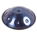 9 Notes Blue Solid Color Handpan Drum Steel Percussion Instrument - Image 3