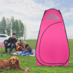 Portable Outdoor Pop-up Toilet Dressing Fitting Room Privacy Shelter Tent Pink - Image 11
