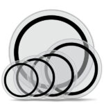 Drum Heads (22", 16", 14", 13", 12") Transparent and 22in with Foam Damping Rings for Sound - Image 2