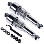 Chrome 10.5" Rear Shocks Absorbers Lowering For Harley Road King Tour Glide FLT Dyna 1991-2016 Sportster 1988-2003 2004-2015 - Image 6