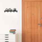 CIFbuy™ Wall Mounted Metal Coffee Cup Rack with Multi-Hooks Kitchen Living Room Organizer (TikTok, temu pick-up service) - Image 5
