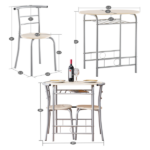 Same Code 29174819 PVC Breakfast Table (One Table and Two Chairs) Natural - Image 10