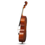 Full Side 4/4 Natural Color Spruce Panel Cello Tiger pattern process with Bag Bow Rosin Bridge Strings - Image 2