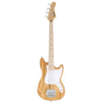 [Do Not Sell on Amazon] 4 String 30in Short Scale Thin Body GB Electric Bass Guitar with Bag Strap Connector Wrench Tool Burlywood - Image 9