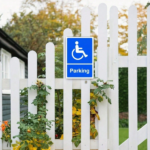 CIFbuy 1pc 2D Flat Unframed Disabled Parking Sign, Durable" Metal 8x12 Inch High Contrast Blue & White Easy To Read Symbol Pattern, White Easy To Read Symbol Pattern, Weat Sign, DikTok, Sign, DikTok, t Self-pickup Logiopics - Image 2