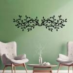 CIFbuy Modern Minimalist iron Leaf Wall Art Set for Living Room Bedroom Office (TikTok, temu pick-up service) - Image 3
