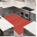 1PC Red Rubber Anti-Fatigue Kitchen Mat, 90x90x1.2cm, Thick Non-Slip Floor Mat - Image 8