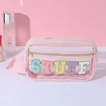 Beige Lingge Waterproof Insulated Lunch Box Bag, Large Capacity Portable Lunch Box Bag - Image 13