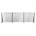 Same Code 51069445 HT-300 x 100 Household Application Door & Window Rain Cover Eaves Transparent Board & Gray Holder - Image 9
