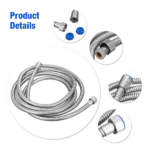 3m/118" Shower Head Hose Handheld Bathroom Flexible Tube(Not included Shower Head (US Logistics only For USPS.TK/TMEU only For self-pickup) - Image 11