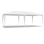 10'X20' Outdoor Party Tent with 4 Removable Sidewalls, Waterproof Canopy Patio Wedding Gazebo, White - Image 5