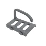 Portable Toilet with Non-slip Mat Grey - Image 3