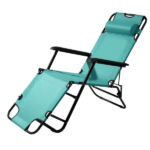 Portable Dual Purposes Extendable Folding Reclining Chair Green