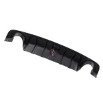 Rear Bumper Diffuser Lip W/ Brake LED fit for 2018 19-2023 Infiniti Q50 Glossy Black - Image 6