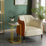 Same Code 12358417 Marble Simple C-Side Table [30x48x61cm] White - Image 12