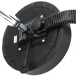 Round Shape Plastic Adjustable Salon Stool with Back Black - Image 8