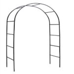 7'8" H x 4'5" W Metal Garden Arch Trellis,Adjustable Arbor Trellis for Garden Climbing Plants Support - Image 14