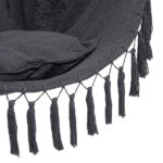 Pillow Tassel Hanging Chair Gray - Image 14