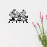 CIFbuy™ 6-Hook Vase Design Key Coat Rack Wall Mounted Home Storage Decor (TikTok, temu pick-up service) - Image 2