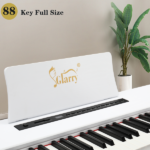Do Not Sell on Amazon Glarry GDP-104 88 Keys Full Weighted Keyboards Digital Piano with Furniture Stand, Power Adapter, Triple Pedals, Headphone, for All Experience Levels White - Image 22