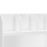 Kids Bookcase,Storage Book Shelf,Storage Display,Toy Organize with 4 Compartments for Living Room,Playroom,White (Shipment from Walmart) - Image 2